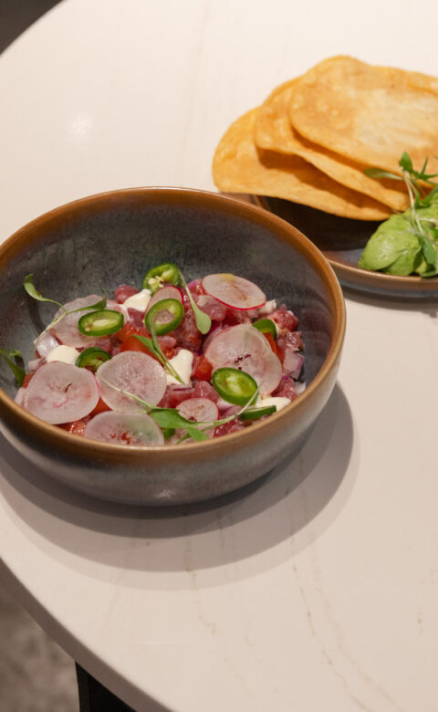 AHI CEVICHE TOSTADA