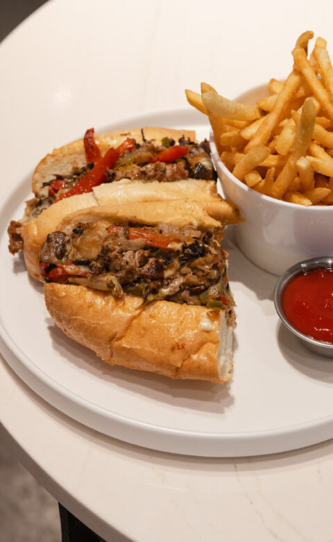 CHOPPED CHEESE STEAK
